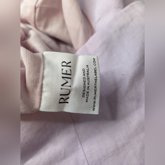 NWT Rumer Estelle Halter Maxi Dress in Linen - Picture 14 of 15